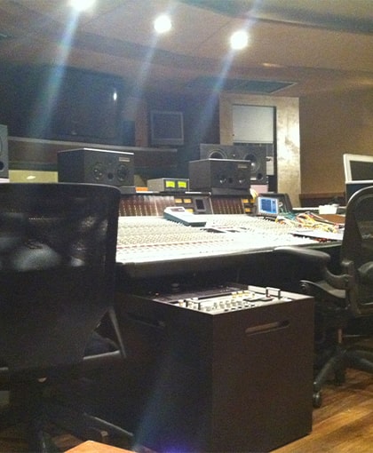 レコーディングスタジオの画像